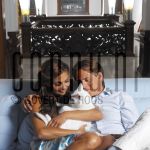 15-07-2004 Jort Kelder / Georgina Verbaan  Jort Kelder and Georgina Verbaan at home in Nigtevecht, by order of Pulse Magazine. July 15, 2004.

[keywords]Posed, Sofa, Smiling, Cat[/keywords]